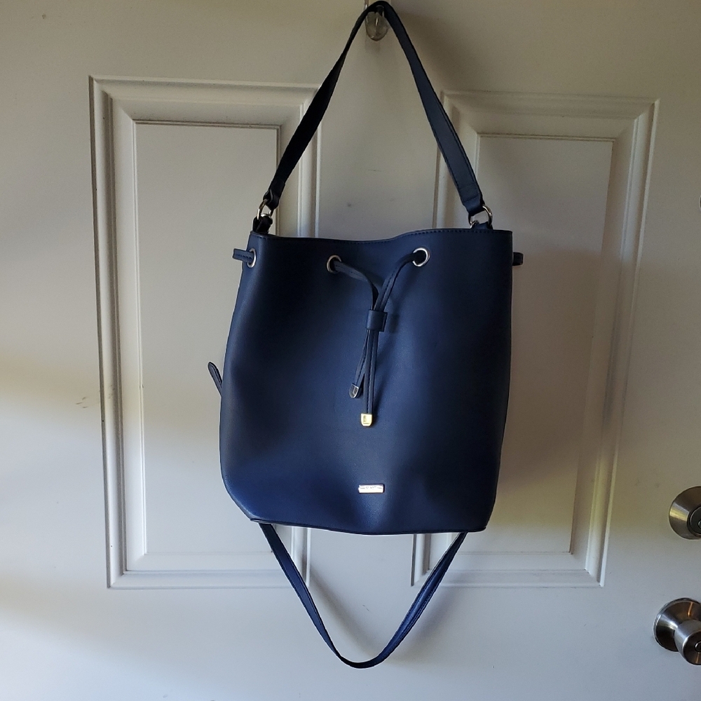 Chaps Navy Blue Bucket Bag
